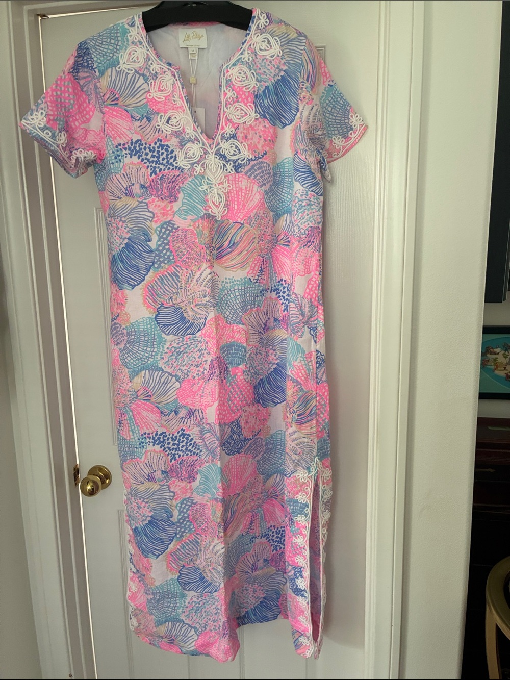 Lilly Pulitzer Ariella Linen Maxi Dress.  Size 14
